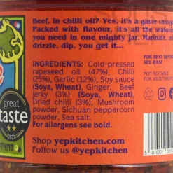 Yep Kitchen Garlic Chilli Oil with Beef, 160g