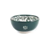 Yesil Ve Beyaz Boyali Dipping Bowl, 9.5cm